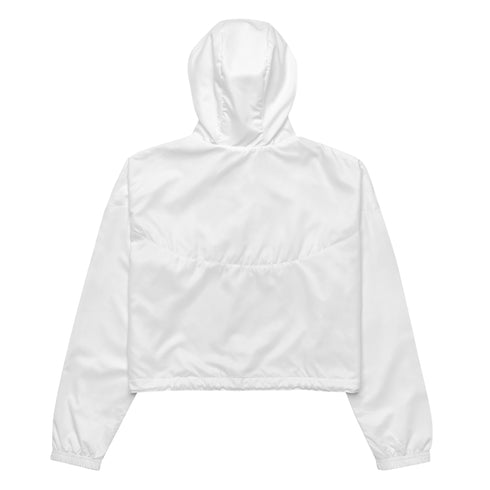 Basketball &God Vertical Smoke Women’S Crop Windbreaker